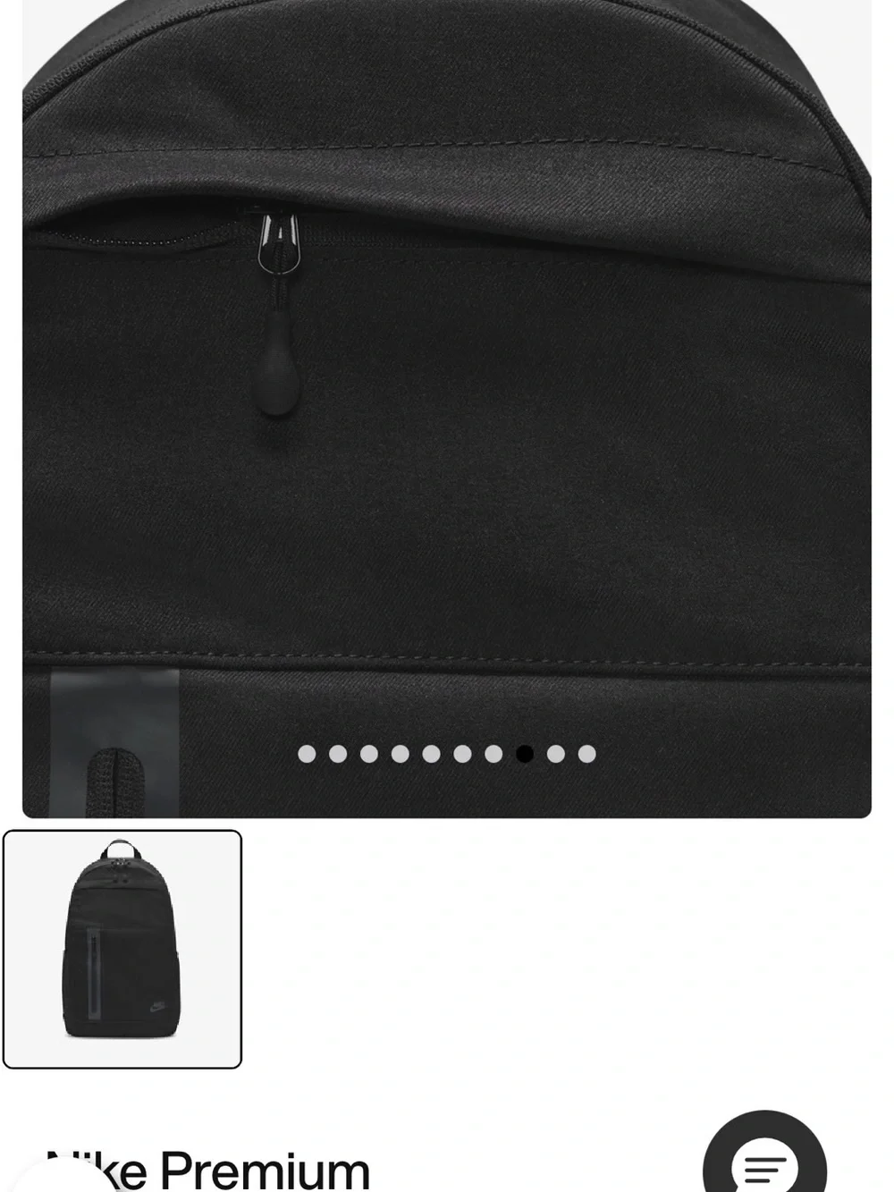 Nike Black Compact Everyday Backpack NWT